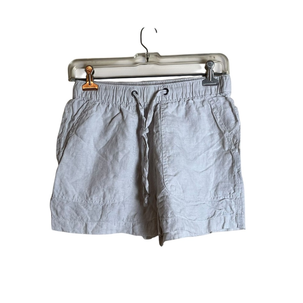 C&C California light‎ beige 100% linen shorts. Size xs